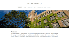 Desktop Screenshot of antonylab.org